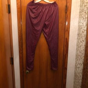 Ashley Stewart faux leather leggings